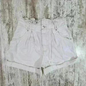 Women's Free People FP We The Free high waisted cotton shorts cream size small